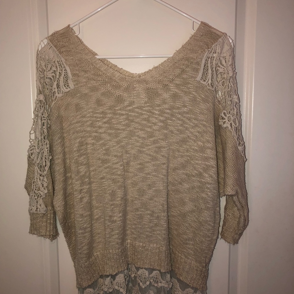Tan sweater